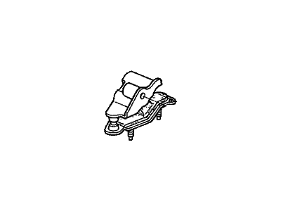 Honda 50860-SDA-A02 Rubber, RR. Transmission Mounting (Lower) (AT)