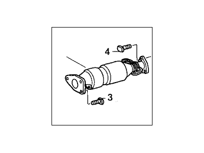 Honda 18160-RAA-A00 Converter