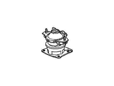 Honda 50830-SDB-A21 Rubber Assy., FR. Engine Mounting (AT)