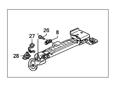 2004 Honda Accord Occupant Detection Sensor - 81168-SDA-A01