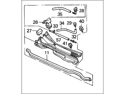 Honda 74220-SDA-A00 Cowl Top Assy., FR. (Passenger Side)