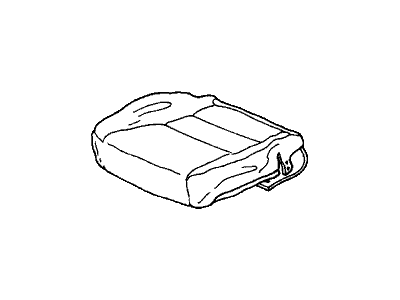 Honda 81131-SDA-L45ZA Cover, Right Front Cushion Trim (Graphite Black)