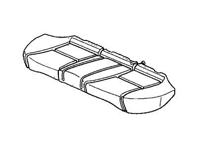 Honda 82137-SDA-A02 Pad, Rear Seat Cushion (Tachi-S/Setex)