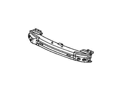 Honda 71130-SDB-A70ZZ Beam, FR. Bumper