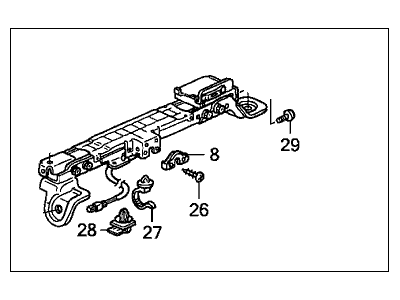 Honda Accord Occupant Detection Sensor - 81167-SDA-L03