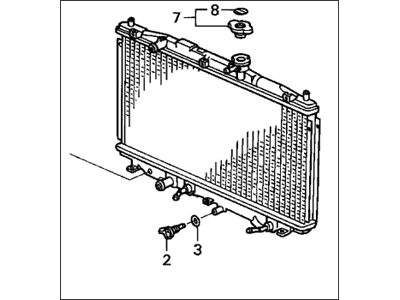 Honda 19010-RAA-A01 Radiator (Denso)