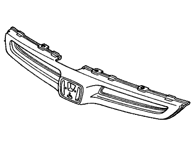 Honda 71121-SDA-A00 Grille, Front Bumper