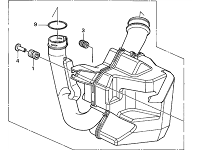 Honda 17230-RAA-A00 Chamber Assy., Resonator