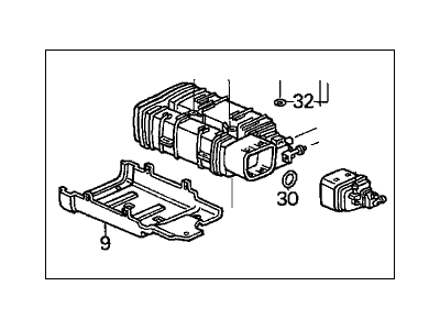 Honda 17315-SDA-A01 Dust Filter Complete