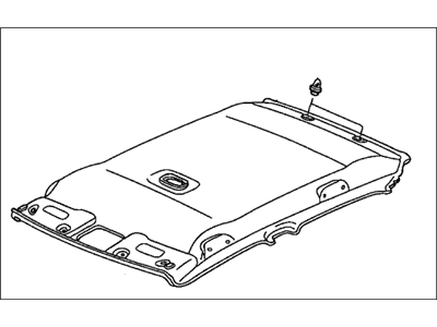 Honda 83200-SDC-A22ZA Lining Assy., Roof *NH220L* (Normal Roof) (CLEAR GRAY)