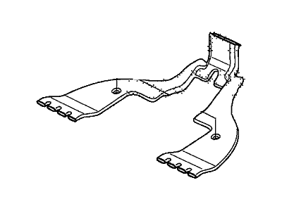 Honda 83331-SJC-A01 Duct, RR. Heater