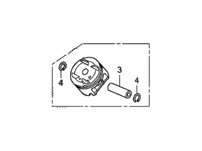 2011 Honda Accord Pistons - 13030-R72-A10