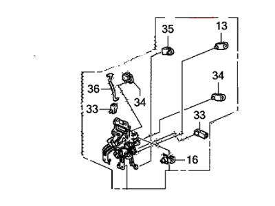 2013 Honda Ridgeline Door Lock - 74870-SJC-A02