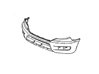 Honda 04711-SJC-A80ZZ Face, Front Bumper (Dot)