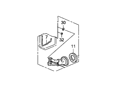 Honda 80216-SHJ-A01 Pipe Sub-Assy.