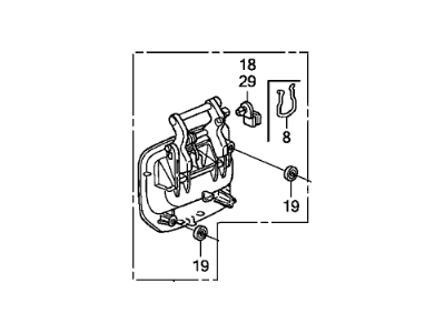2010 Honda Ridgeline Door Handle - 72180-SJC-A01ZK