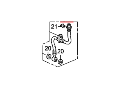 Honda 01464-SJC-A00 Hose Set, Front Brake