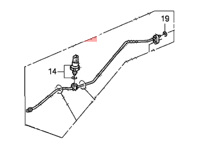 Honda 80341-SJC-A51 Pipe A, Receiver