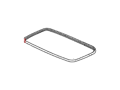 Honda 70205-SHJ-A41 Seal, Sunroof Glass