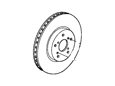 Honda 45251-SJC-A50 Disk, Front Brake