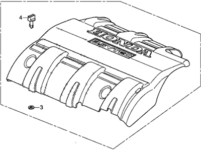 Honda 17121-RJE-A11 Cover Assembly, Engine