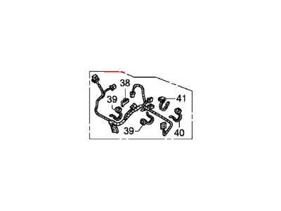 Honda 32157-SJC-A01 Sub-Wire Harness, Air Conditioner