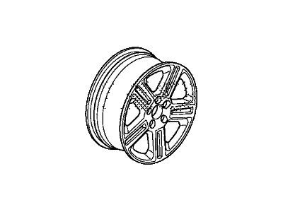 Honda 42700-SJC-A91 Disk, Aluminum Wheel (18X7 1/2J) (Tpms) (Enkei)