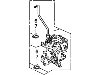 Honda 72612-SJC-A01 Lock Assembly, Right Front Door