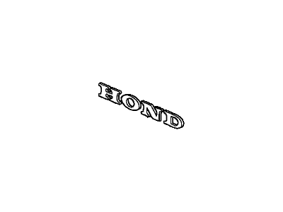 Honda 75711-SJC-A00 Emblem, Rear