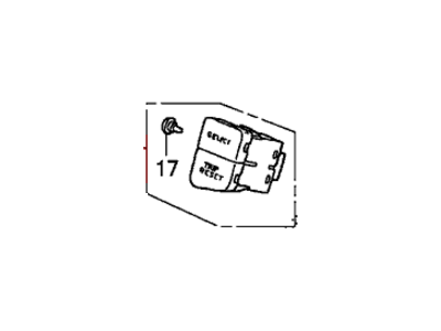 Honda 35780-SJC-A11 Switch Assembly, Select & Reset