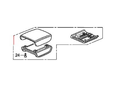 2011 Honda Ridgeline Armrest - 83442-SJC-A01ZE