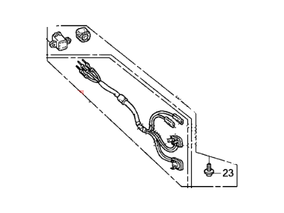 Honda 76205-SJC-A01 Wire Harness Sub-Assy., R.