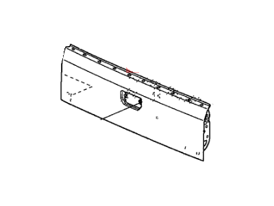 Honda 68100-SJC-A91ZZ Tailgate (DOT)