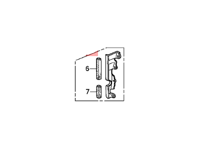 Honda 19025-RJE-A01 Seal, R. Radiator Side