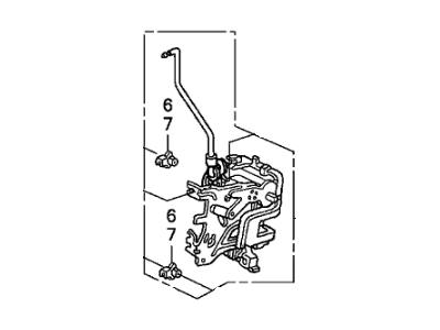 Honda 72652-SJC-A01 Lock Assembly, Left Front Door