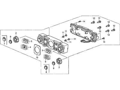 Honda Ridgeline A/C Switch - 79600-SJC-A43ZC