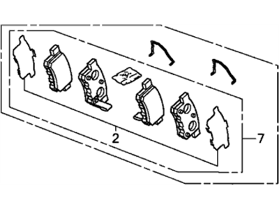 Honda 43022-TA0-A81