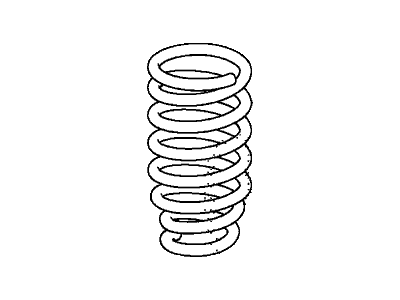 Honda 51401-TE1-A12 Spring, Front