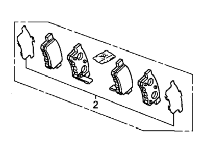 Honda 43022-TA0-A41