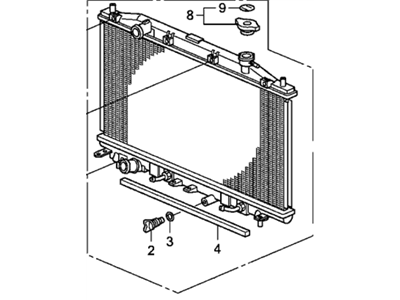 Honda 19010-R40-A51 Radiator (Denso)