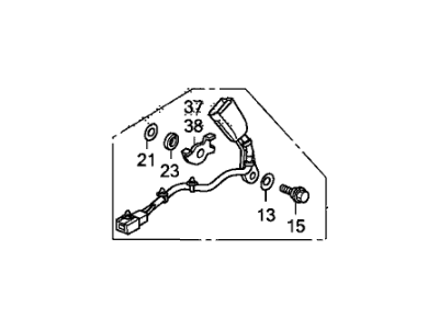 Honda 04816-TE0-A02ZD Buckle Set *YR327L*