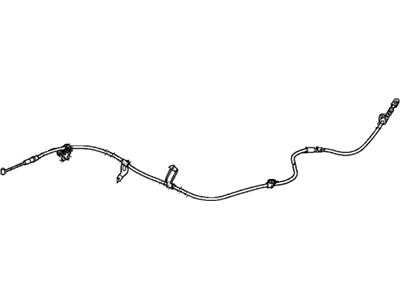 2008 Honda Accord Parking Brake Cable - 47560-TE0-A01