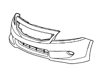 Honda 04711-TE0-A90ZZ Face, Front Bumper (Dot)