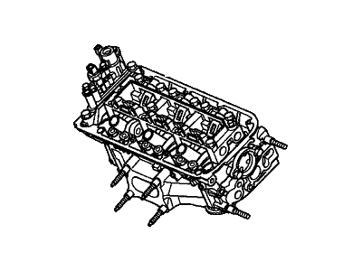 Honda 10004-R72-A00 General Assembly, Front Cylinder Head