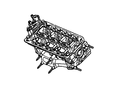 2008 Honda Accord Cylinder Head - 10004-R72-A02