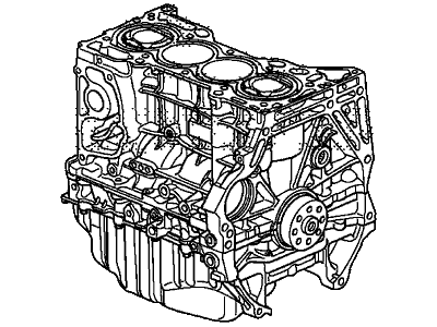 2008 Honda Accord Engine Block - 10002-R42-A05
