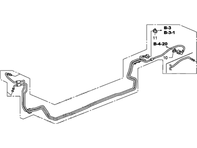 Honda 16050-TE1-L00 Pipe Assembly, Fuel