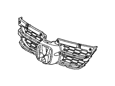 Honda 71124-TE0-A11 Mesh, FR. Grille