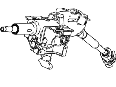 Honda 53200-SZT-G04 Column Assembly, Steering