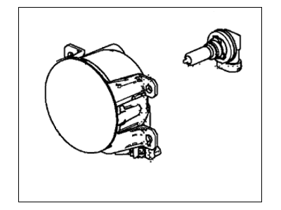 Honda 33901-TY0-305 Fog Light, R (Coo)